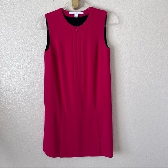 Diane von furstenberg Aimee magenta dress size 4 - Picture 2 of 8